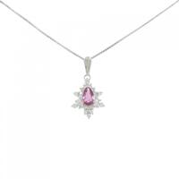 PT ルビー ネックレス 0.60CT