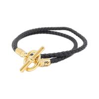 【未使用品】エルメス グレナン ドゥブルトゥール 071689F ブレスレット