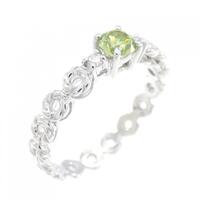 K18WG デマントイドガーネット リング 0.281CT