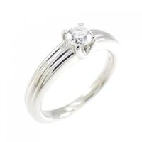 PT ソリティア ダイヤモンド リング 0.27CT