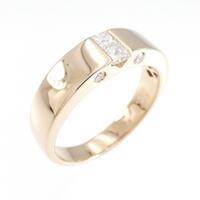 K18PG ダイヤモンド リング 0.30CT