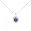 K18WG サファイヤ ネックレス 1.31CT
