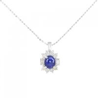 K18WG サファイヤ ネックレス 1.31CT