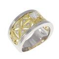 K18YG/PT ダイヤモンド リング 0.30CT