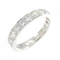 PT ハーフエタニティ ダイヤモンド リング 1.27CT