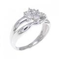 PT フラワー ダイヤモンド リング 0.50CT