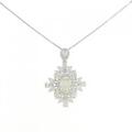 【新品】プラチナダイヤモンド ネックレス 1.002CT VLY SI1 オーバルカット