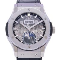 ウブロ 547．NX．0170．LR クラシックフュージョンアエロフュージョンムーンフェイズチタニウム 自動巻