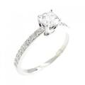 ティファニー ノヴォ リング 0.42CT G VVS1 スクエアクッションカット