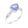 K18WG タンザナイト リング 1.00CT