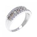 K18WG ダイヤモンド リング 0.8CT