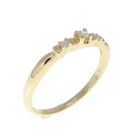 K18YG ダイヤモンド リング 0.06CT