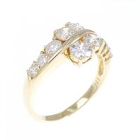 K18YG ダイヤモンド リング 1.14CT