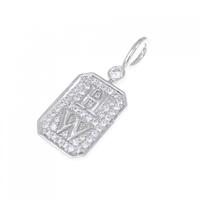 ハリーウィンストン HWロゴ ペンダント