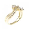 K18YG ダイヤモンド リング 0.13CT