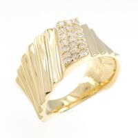 K18YG ダイヤモンド リング 0.30CT