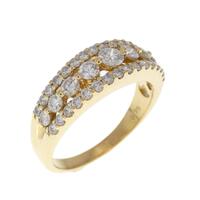 K18YG ダイヤモンド リング 0.75CT