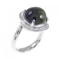 PT トルマリンキャッツアイ リング 6.18CT