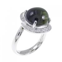 PT トルマリンキャッツアイ リング 6.18CT