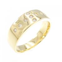 K18YG ダイヤモンド リング 0.10CT