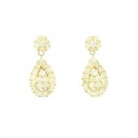 K18YG ダイヤモンド ピアス 1.00CT