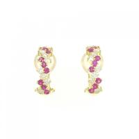 K18YG ルビー ピアス/イヤリング 0.70CT