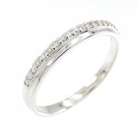K18WG ダイヤモンド リング 0.13CT