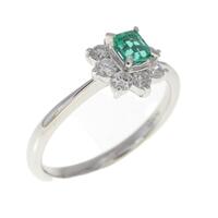 PT エメラルド リング 0.16CT
