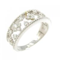 PT フラワー ダイヤモンド リング 0.33CT