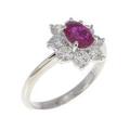 PT ルビー リング 0.68CT
