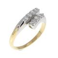 PT900/K18 ダイヤモンド リング 0.30CT