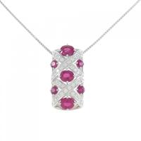 タサキ ルビー ネックレス 1.85CT