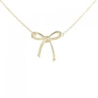 ティファニー ボウ ミニ ネックレス