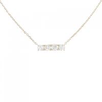 K18PG ダイヤモンド ネックレス 0.73CT