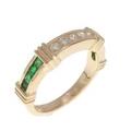 K18YG エメラルド リング 0.30CT