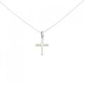 PT クロス ダイヤモンド ネックレス 0.02CT