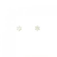 PT ソリティア ダイヤモンド ピアス 0.30CT