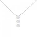 PT フラワー ダイヤモンド ネックレス 1.00CT