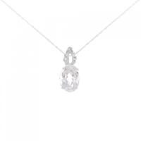 K18WG クンツァイト ネックレス 5.32CT