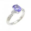 PT タンザナイト リング 1.01CT