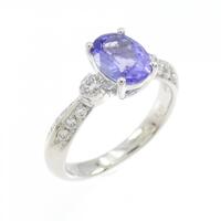 PT タンザナイト リング 1.01CT