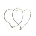 ティファニー オープン ハート フープ ピアス