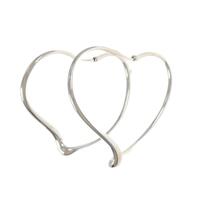 ティファニー オープン ハート フープ ピアス