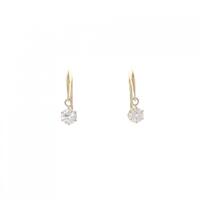 K18YG ダイヤモンド ピアス 0.392CT