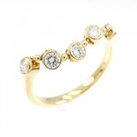 K18YG ダイヤモンド リング 0.27CT