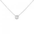 PT ソリティア ダイヤモンド ネックレス 0.30CT