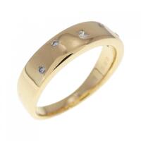 K18YG ダイヤモンド リング 0.09CT