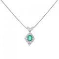 PT エメラルド ネックレス 0.65CT