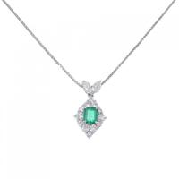 PT エメラルド ネックレス 0.65CT