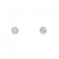 PT ソリティア ダイヤモンド ピアス 0.40CT